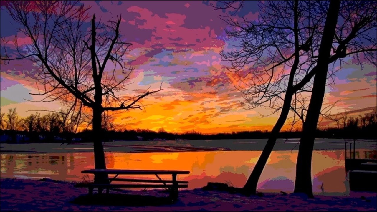 Evening sky of winter (Original relaxing piano solo music)
