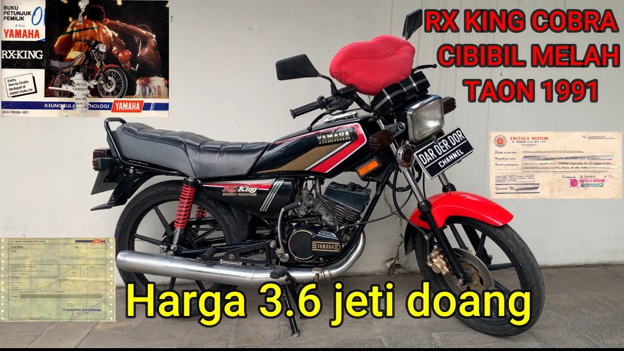 Review YAMAHA RX King Cobra 1991‼️ Buku manual, kwitansi dan Faktur komplit‼️Harga cuma 3,6 jt Doang