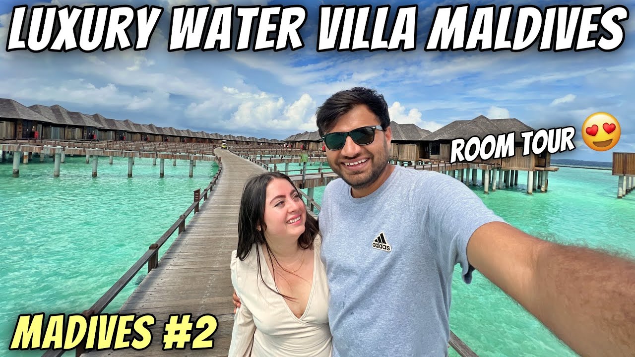 Luxury Water Villa ROOM TOUR Maldives Seaplane, Private Island- Maldives Travel Vlog