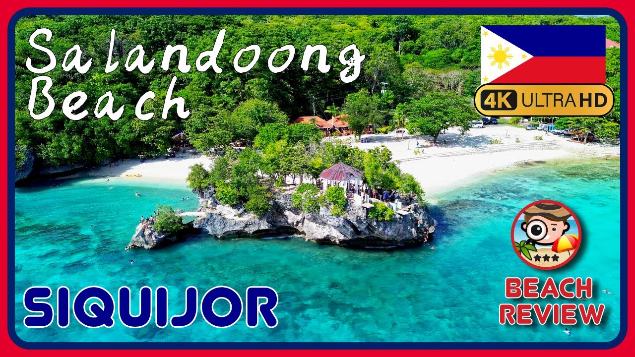 🇵🇭 Salagdoong Beach Maria Siquijor (Amazing Spot in Siquijor!) 4K Walking Tour / 4K Beach Walk
