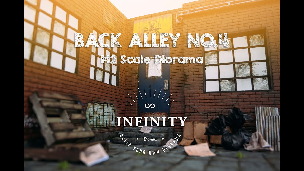 1:12 Scale Diorama - Back Alley No.4