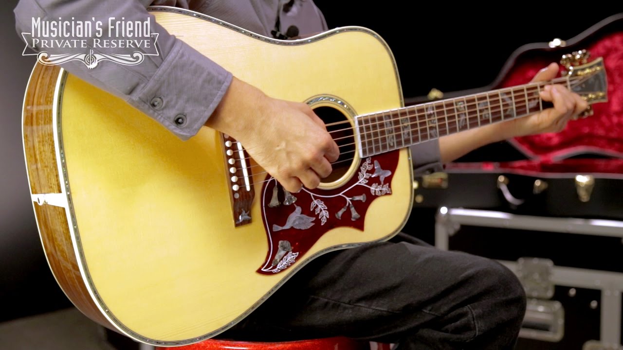 Gibson Hummingbird Custom Koa Limited Edition Acoustic Guitar