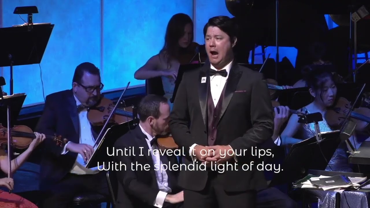 Tenor Adam Diegel sings “Nessun Dorma” at Opera Santa Barbara’s 25th Anniversary Gala.