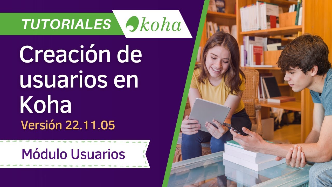 Creación de usuarios en #Koha