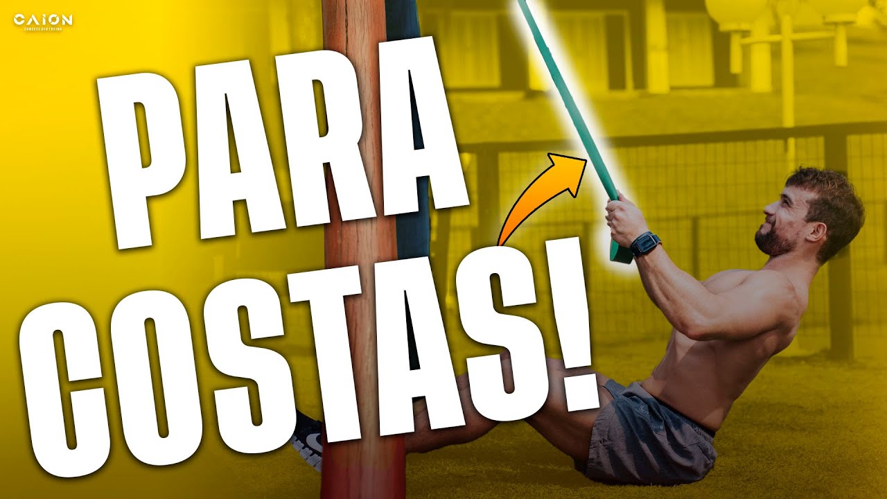 Costas marcadas e definidas | Os melhores exercícios usando elástico