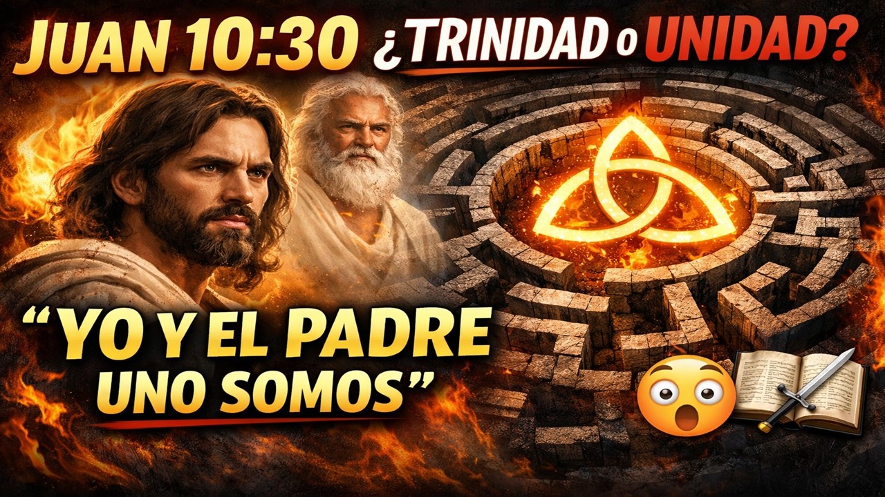 🔥 JUAN 10:30 Y EL LABERINTO TRINITARIO 😱 | “Yo y el Padre Uno Somos” ¿Qué Significa REALMENTE? 📖⚔️