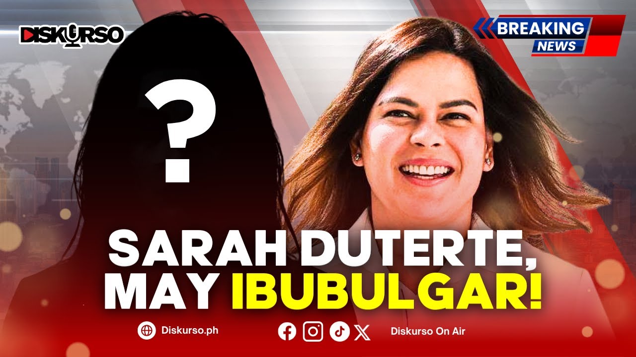 VP Sarah Duterte, MAY MABIGAT NA IBUBUKING!