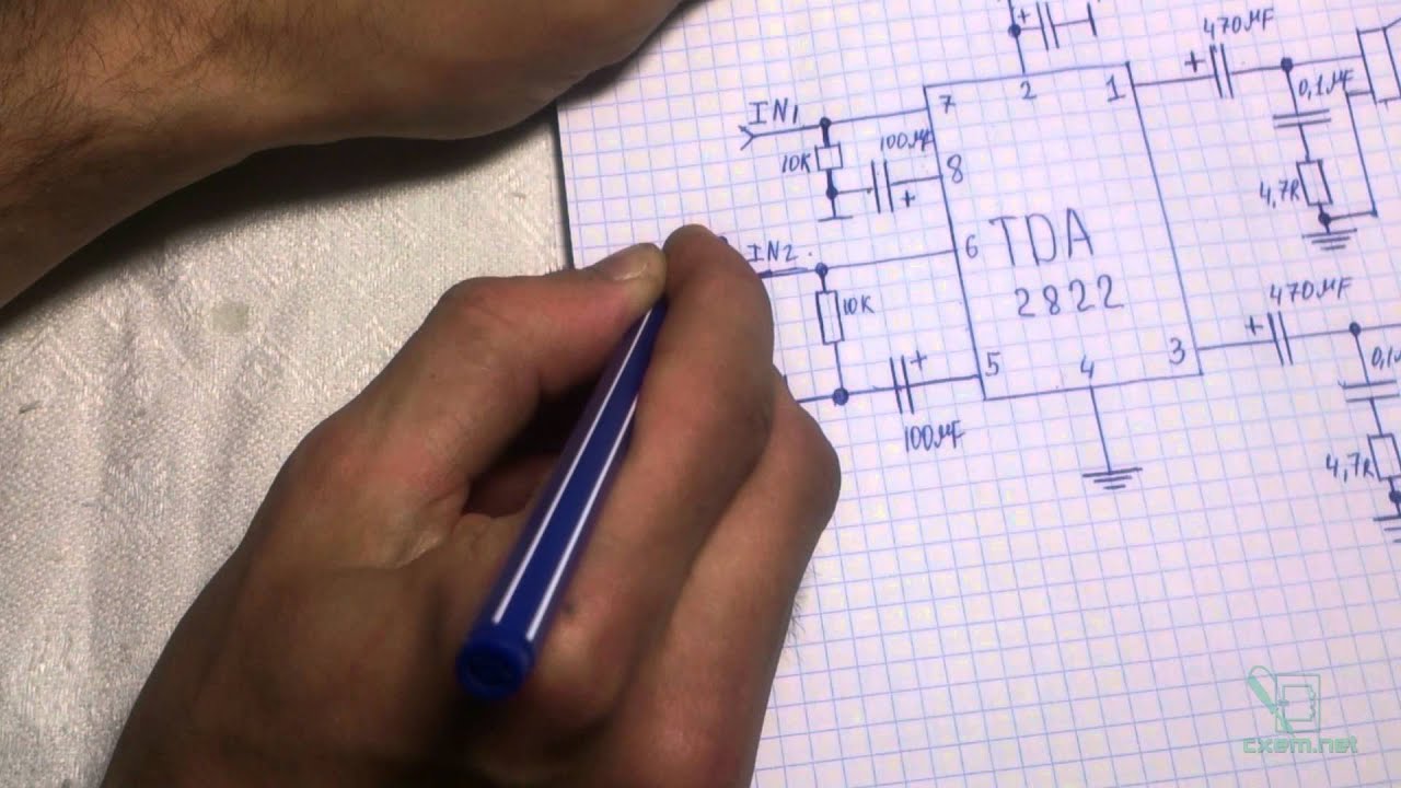 Усилитель TDA2822