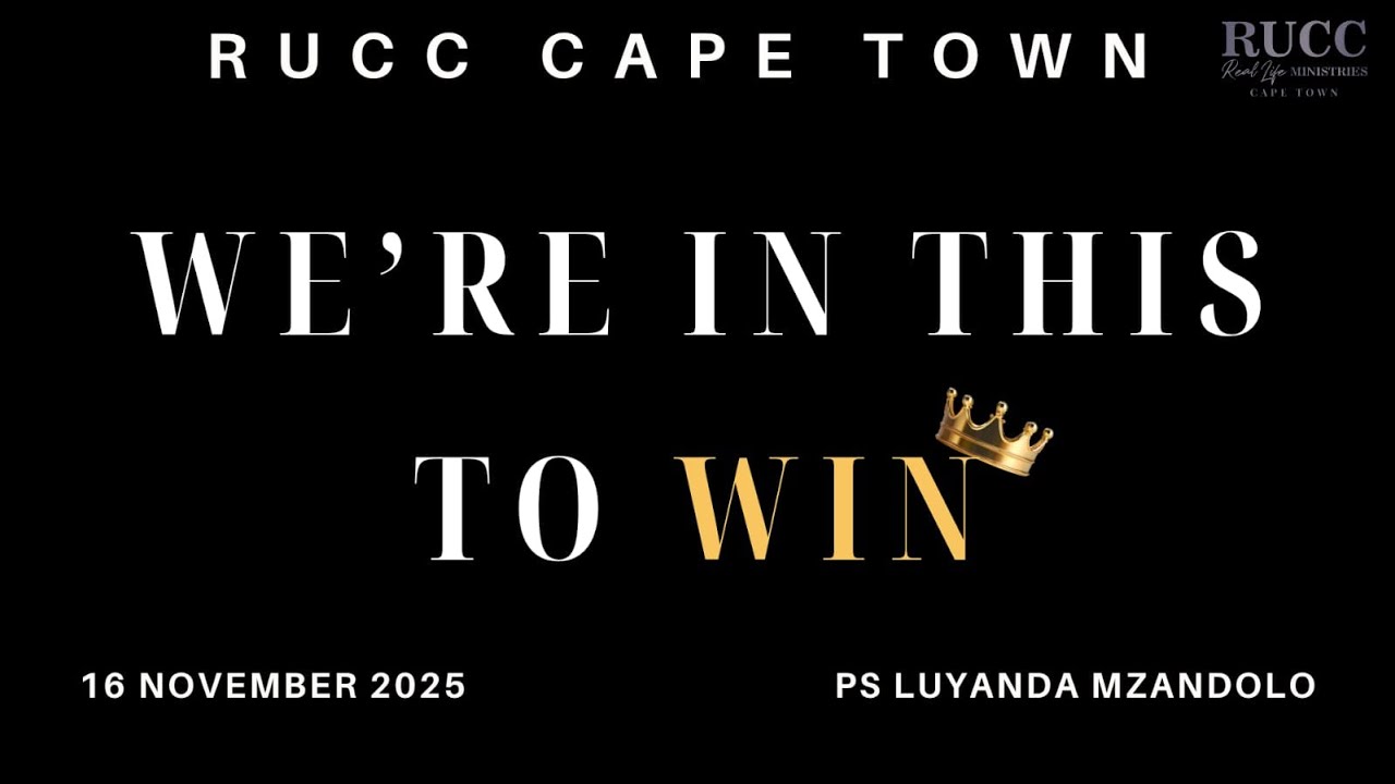 We're In This To Win I Pastor L Mzandolo I 16:11:2025