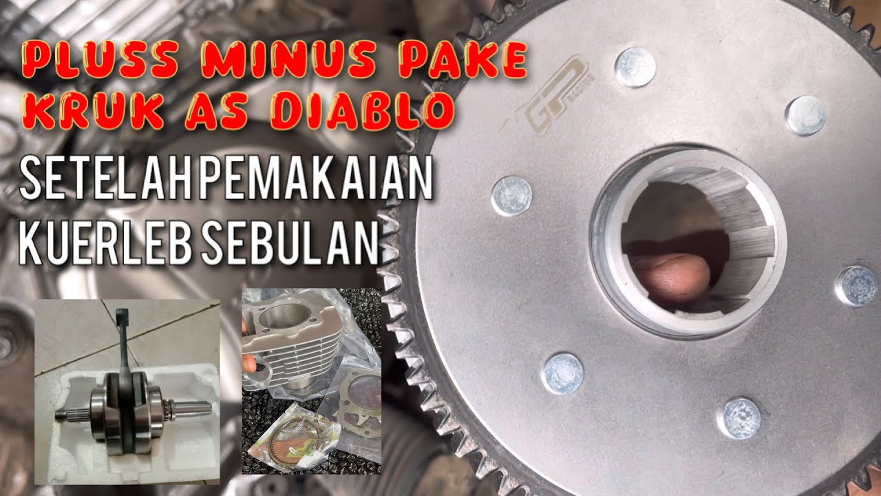 Kelebihan & Kekurangan Kruk As Diablo GL100 | Sebelum Pasang WAJIB TAU‼️