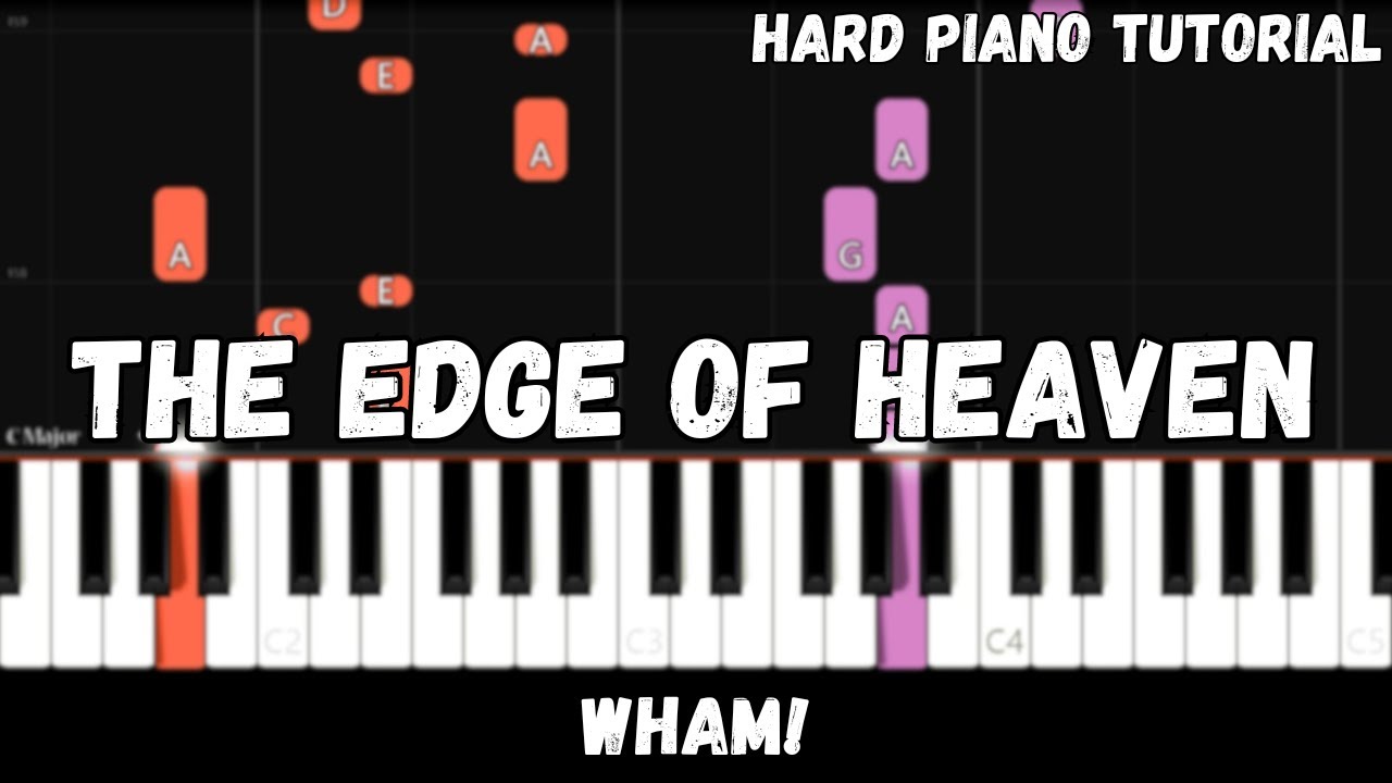 Wham! - The Edge of Heaven (Hard Piano Tutorial)