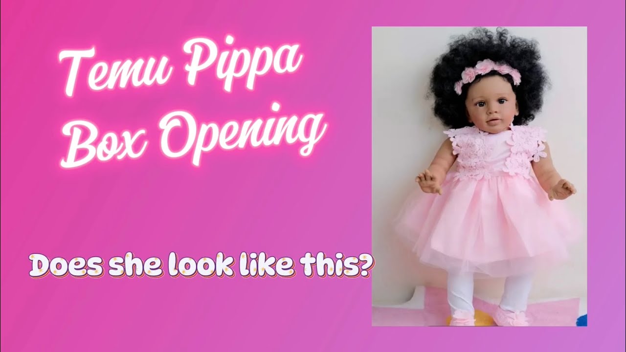 ✨ Meet my new Temu Pippa with Afro hair! ✨