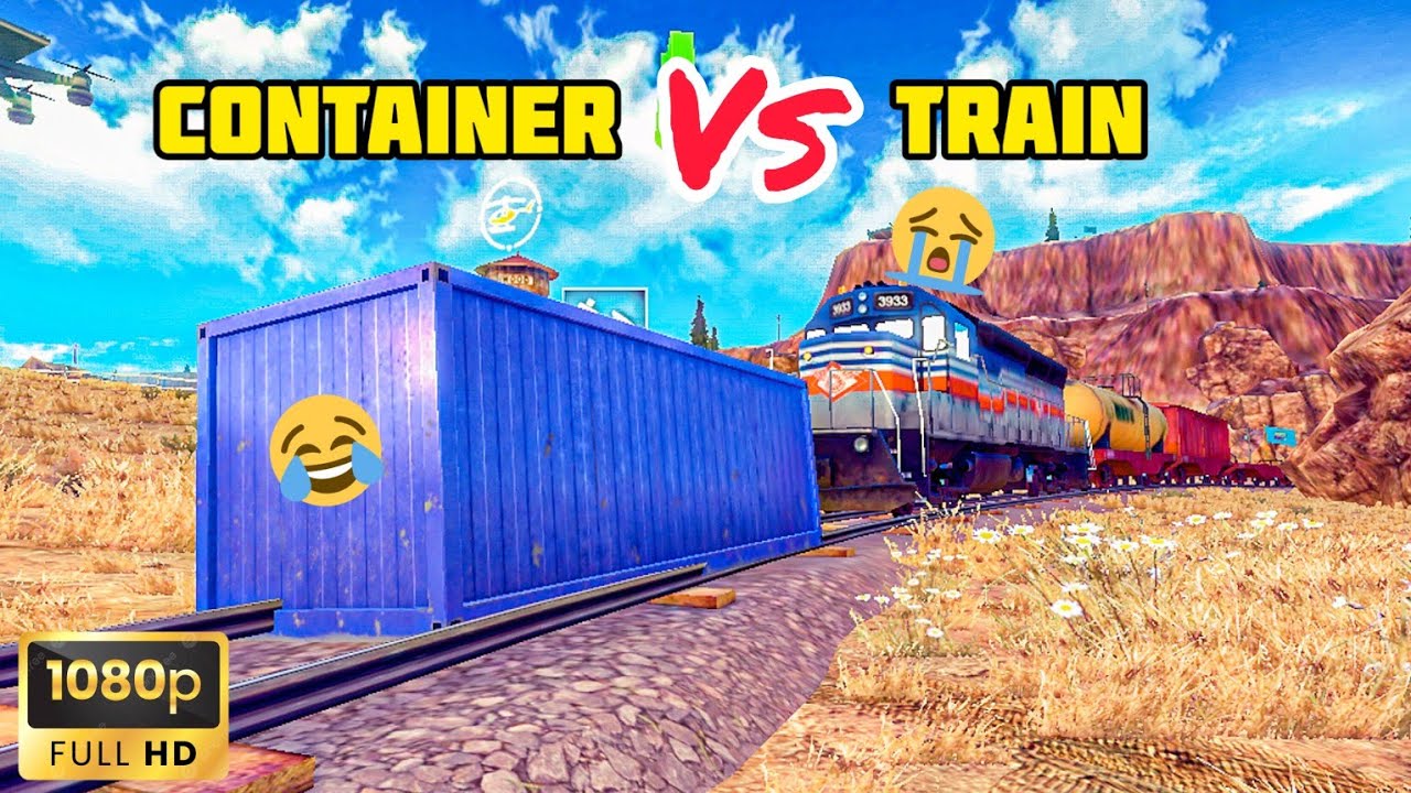 SUPER HEAVY CONTAINER VERSUS TRAIN | OFF THE ROAD HD OPEN WORLD DRIVING GAME