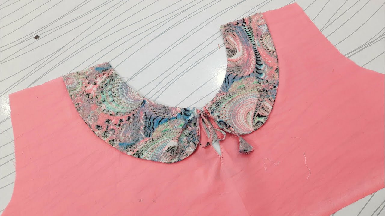 Peter Pan Collar Cutting and Sewing ll Baby Neck Design ll Easy Way ll By Pakistani Fashion Designer