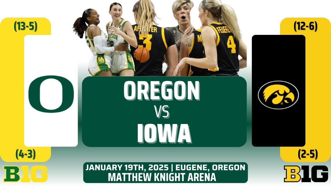 Oregon vs Iowa | Big Ten | 1.19.25