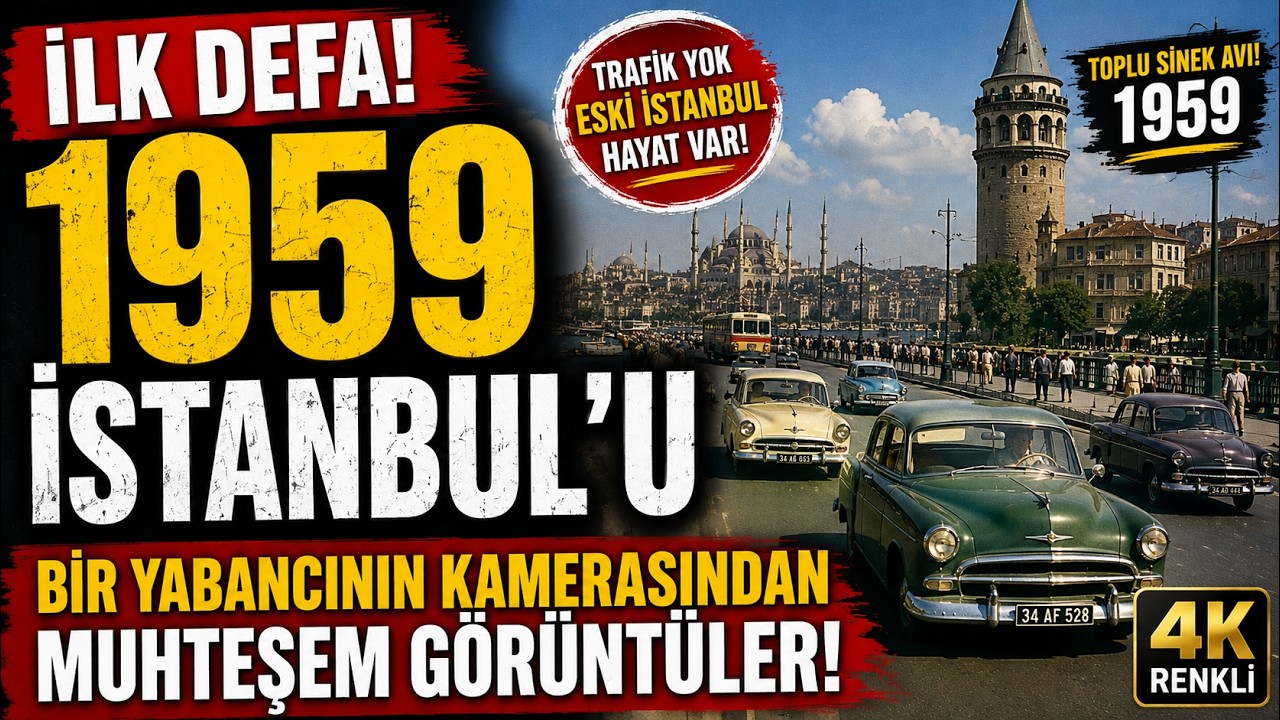 İstanbul 1959'a Muazzam Bir Zaman Yolculuğu! #eskiistanbul