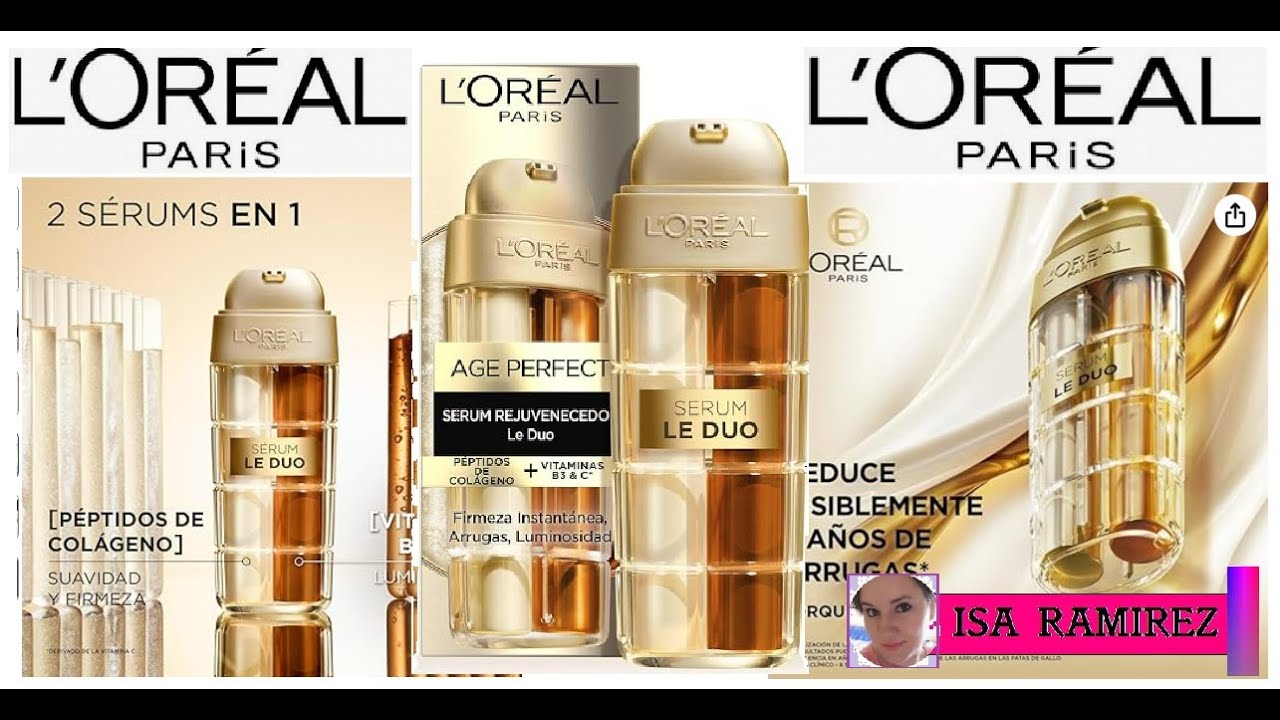 L'Oréal Paris Age Perfect Sérum Rejuvenecedor Le Duo ¡Nuevo tratamiento que no te puedes perder!
