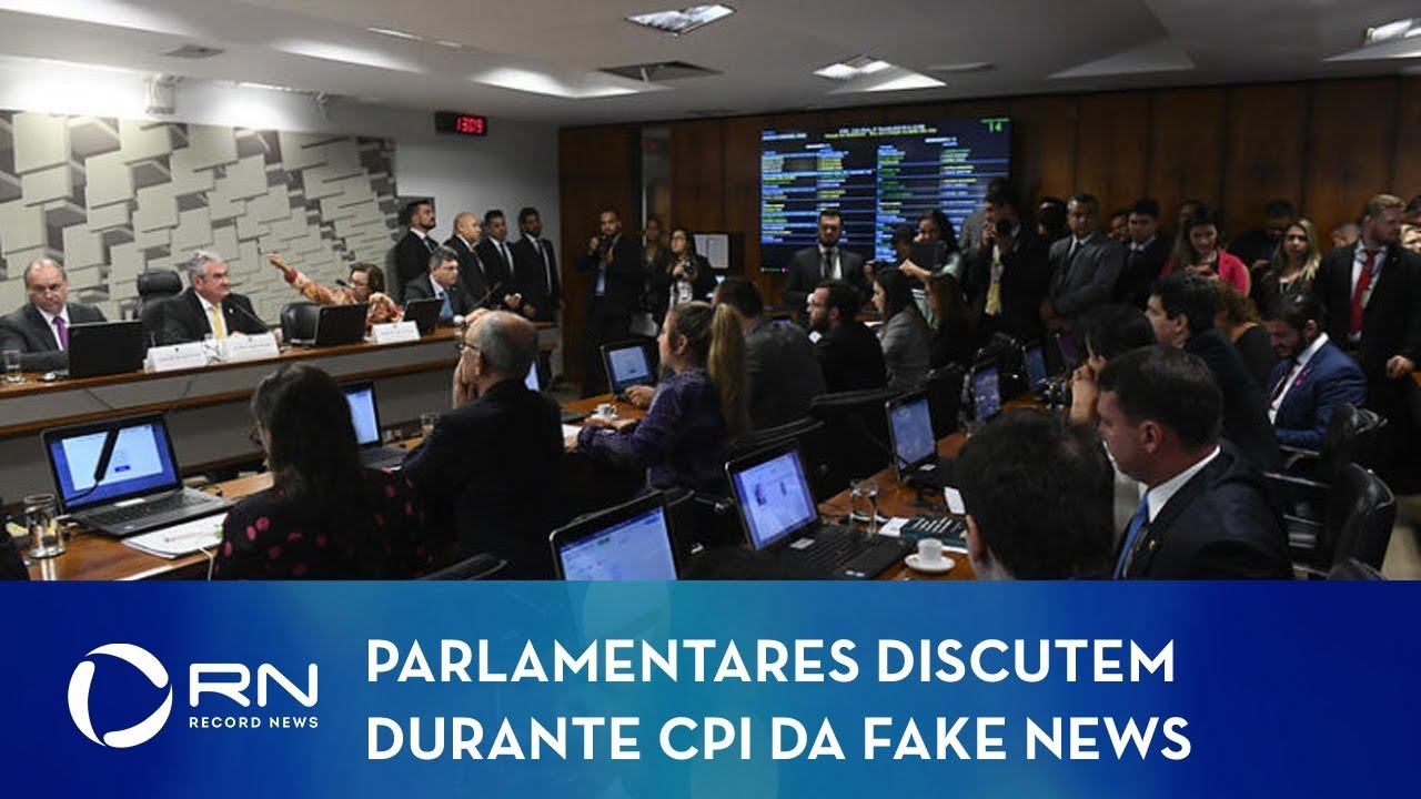 Randolfe e Feliciano discutem durante CPI da Fake News