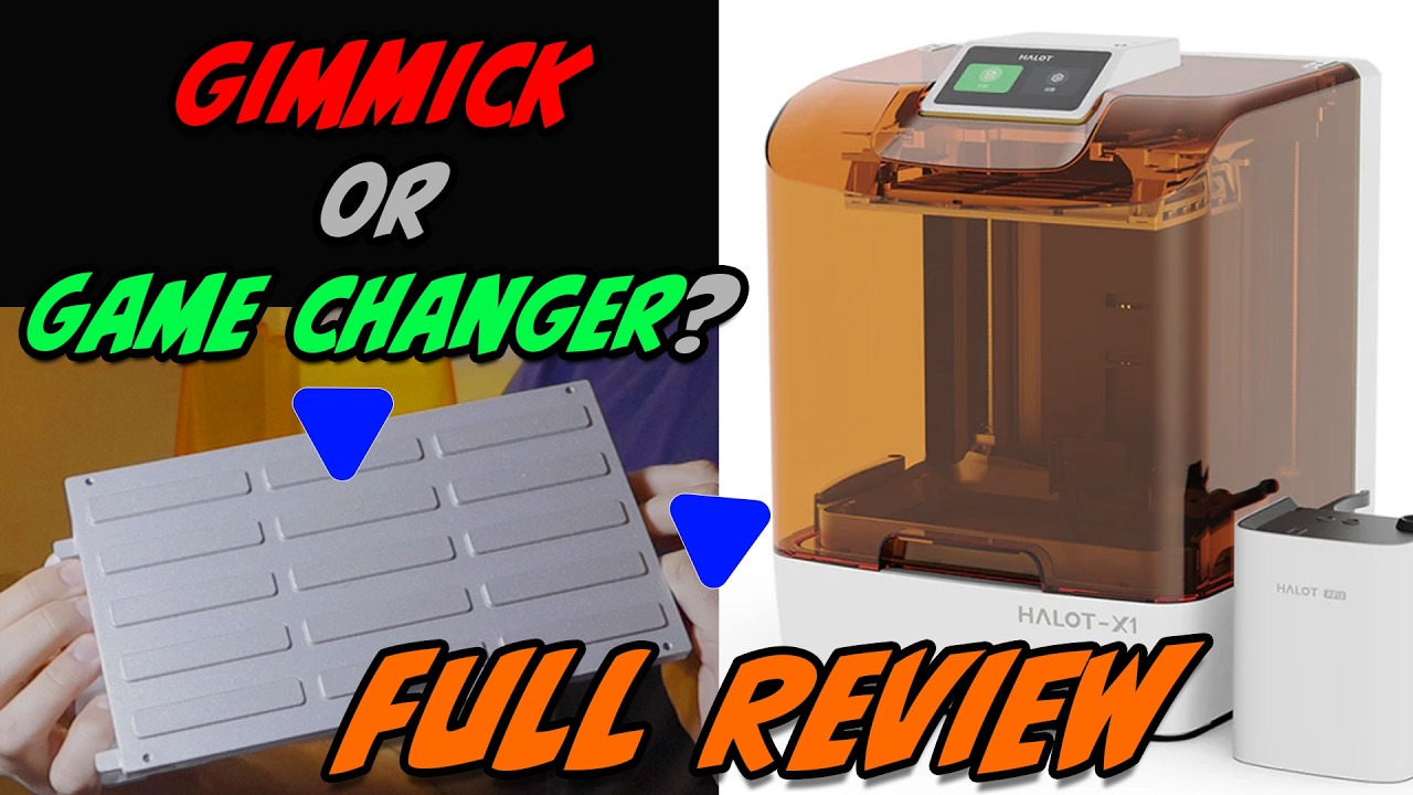 Gimmick or Game Changing Build Plate? - Creality Halot X1 Resin 3D Printer Review