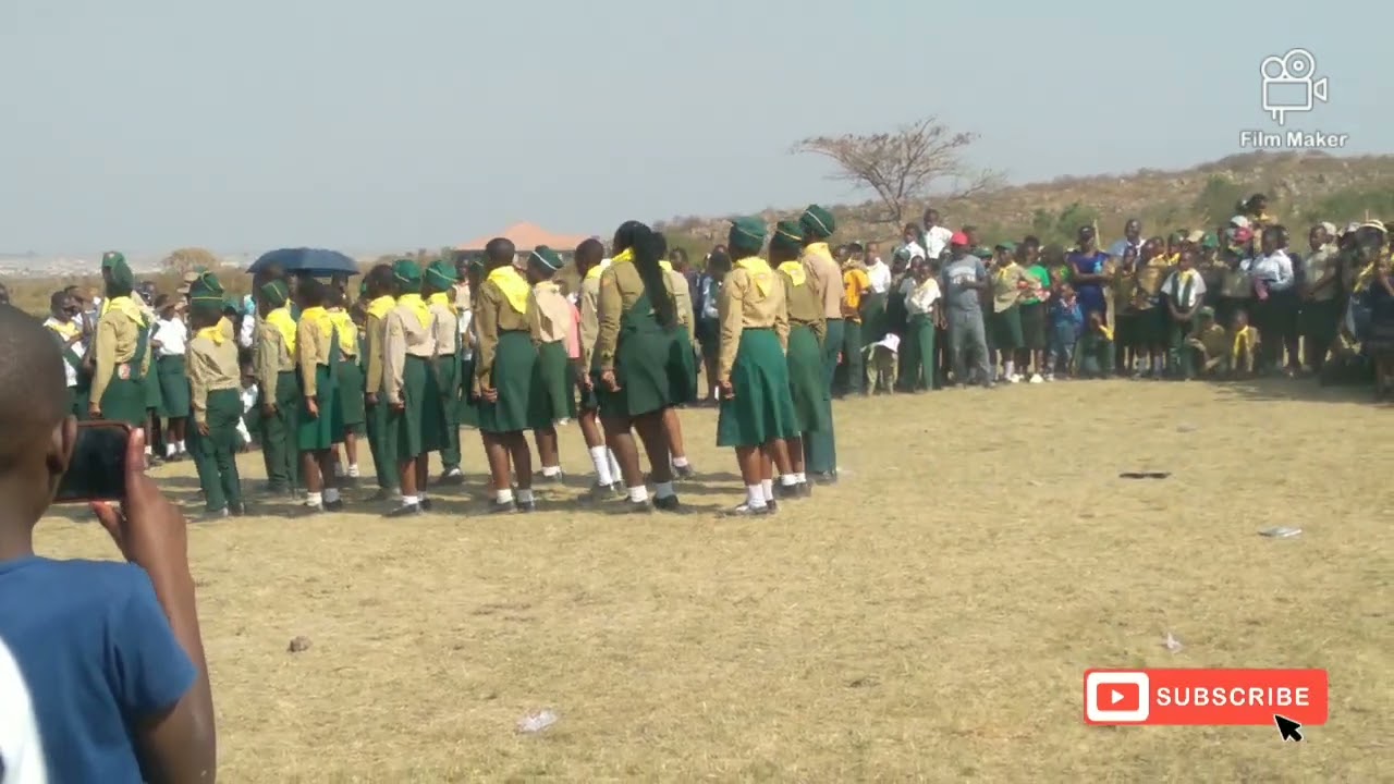 Amaizing precision drill by Zimbabwean P/finders in North Zimbabwe Conference at fair