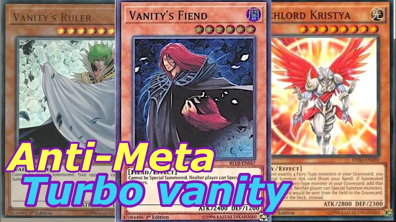 turbo vanity stun yugioh! anti-meta deck test hands 2022