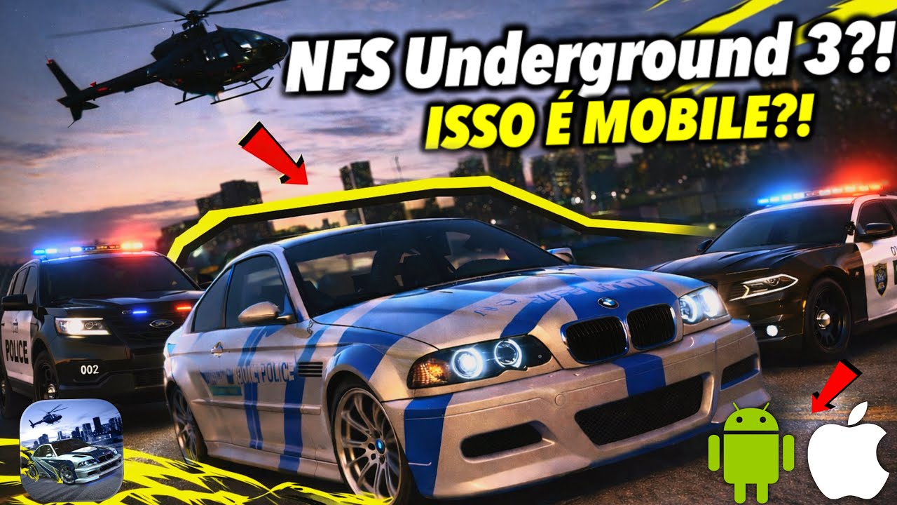 Promete ser o NOVO NFS Underground 3, mas tem um GRANDE defeito… Underground Crew 3 Mobile