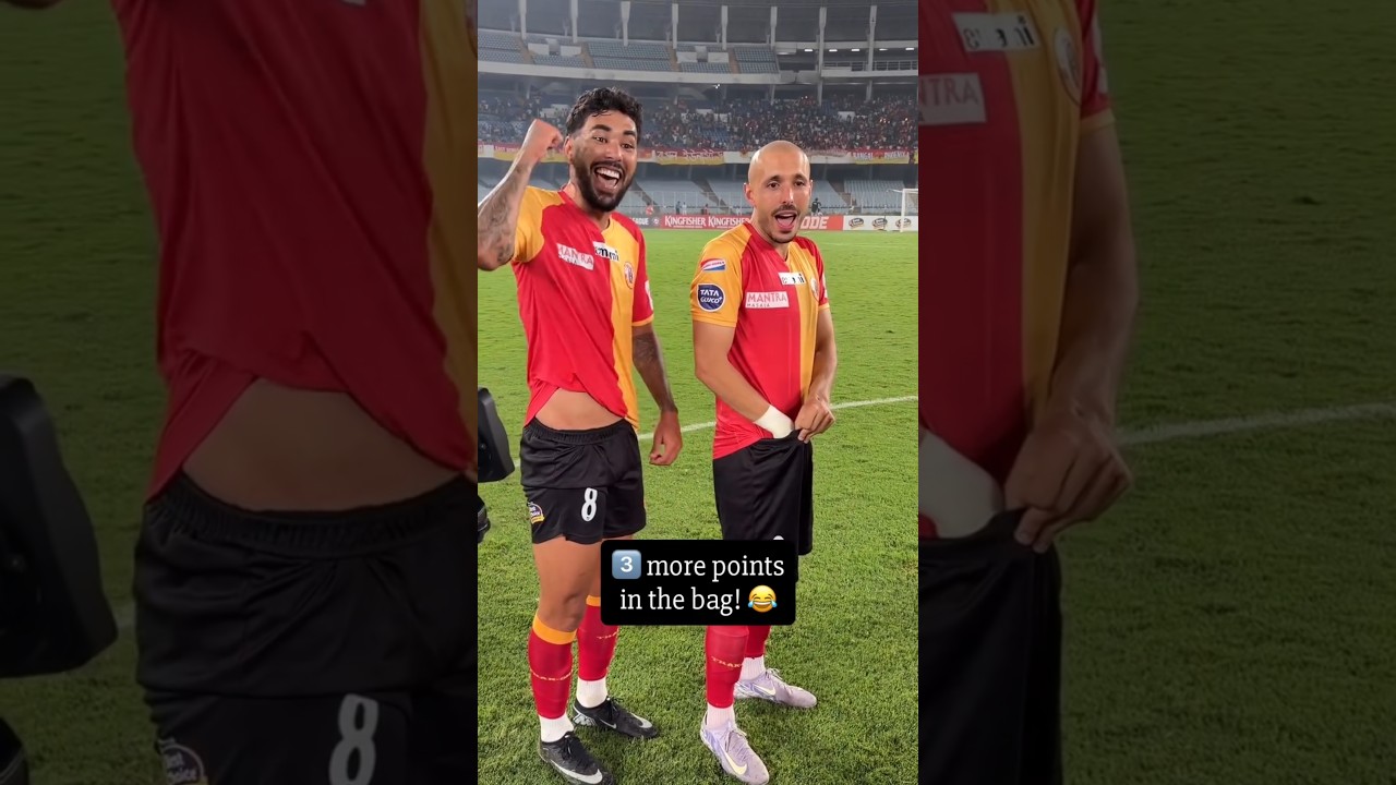 Miguel Figueira and Youssef Ezzejjari have the points kept safe in their pockets! 😆 #EBFCSCD #ISL12
