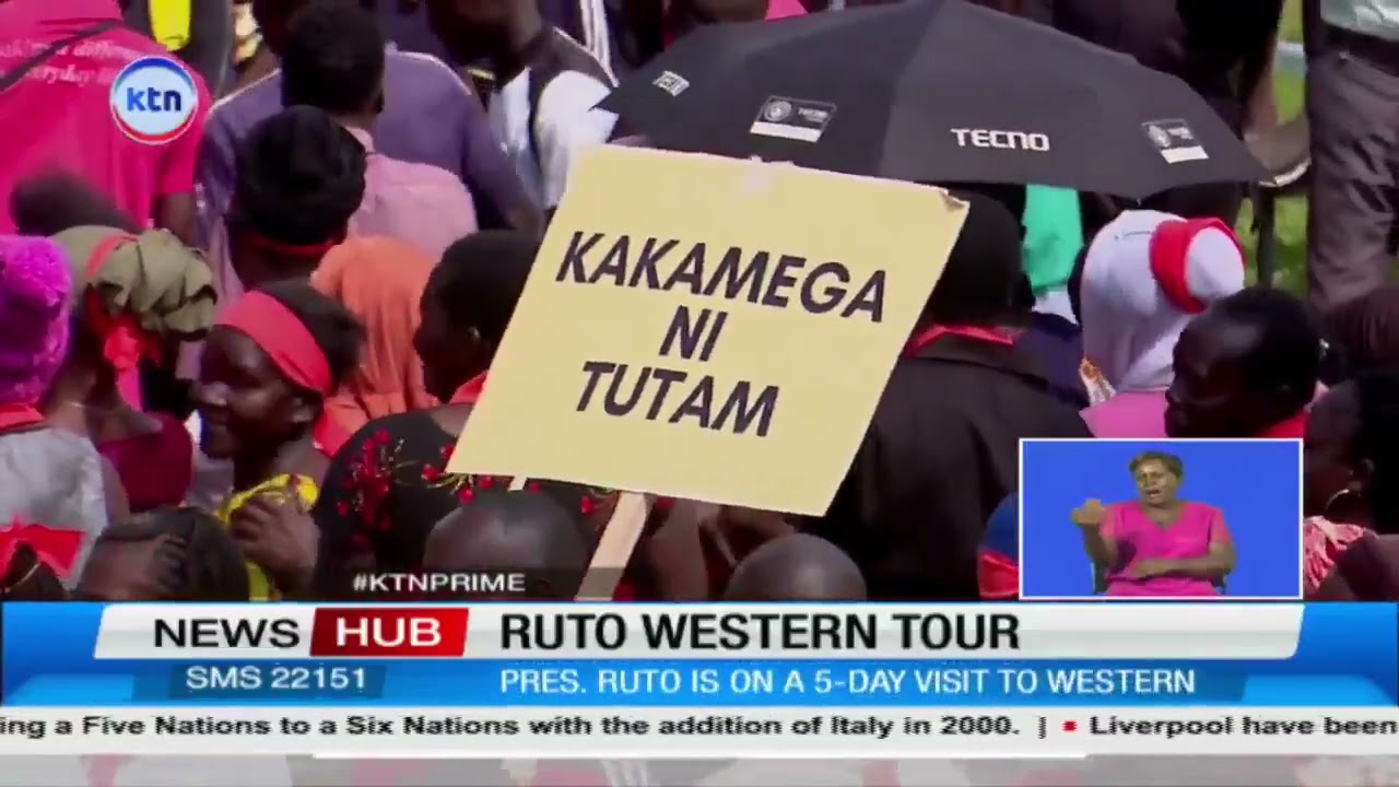 Ruto blasts opposition during Western tour over Nairobi hospital row