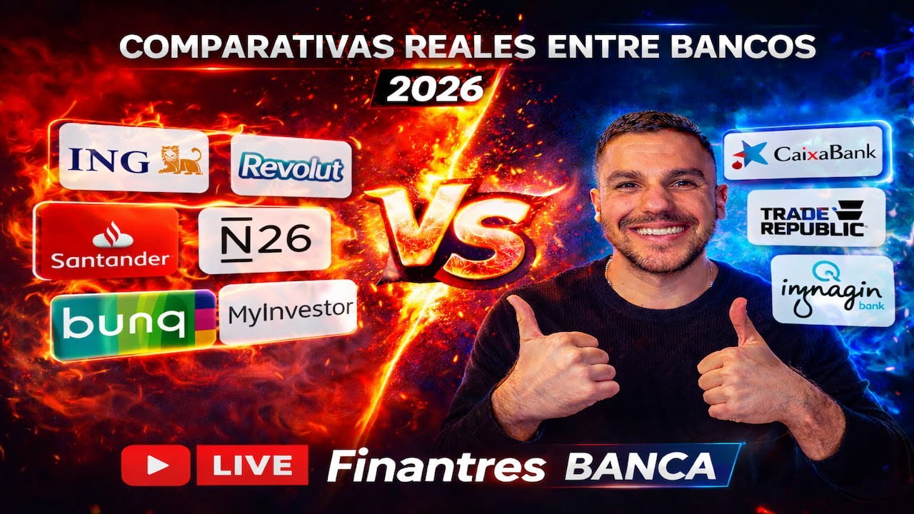 Hoy comparamos los mejores bancos para usuarios en España en 2026