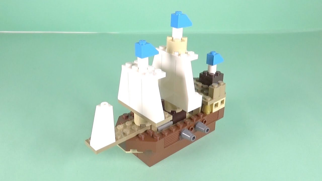 LEGO Pirate Ship Building Instructions - LEGO Classic 10717 