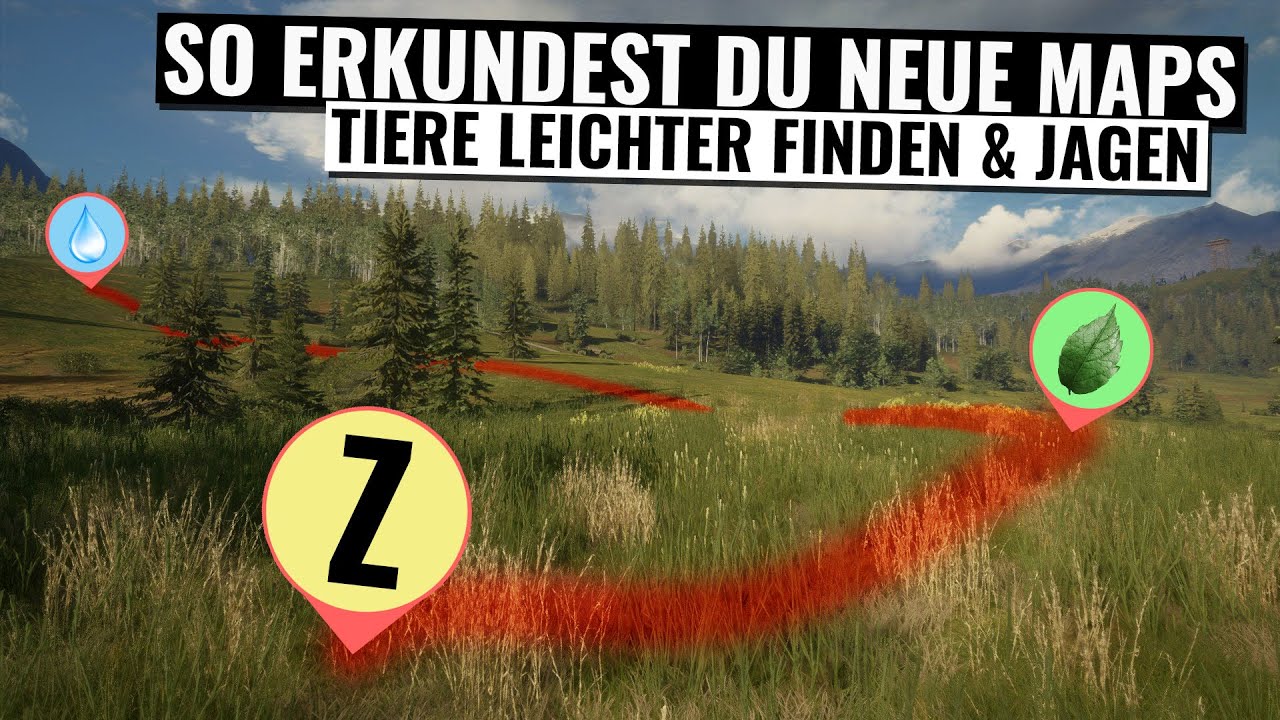So erkundest du eine neue Map, schneller Tiere finden & jagen! || theHunter Call of the Wild