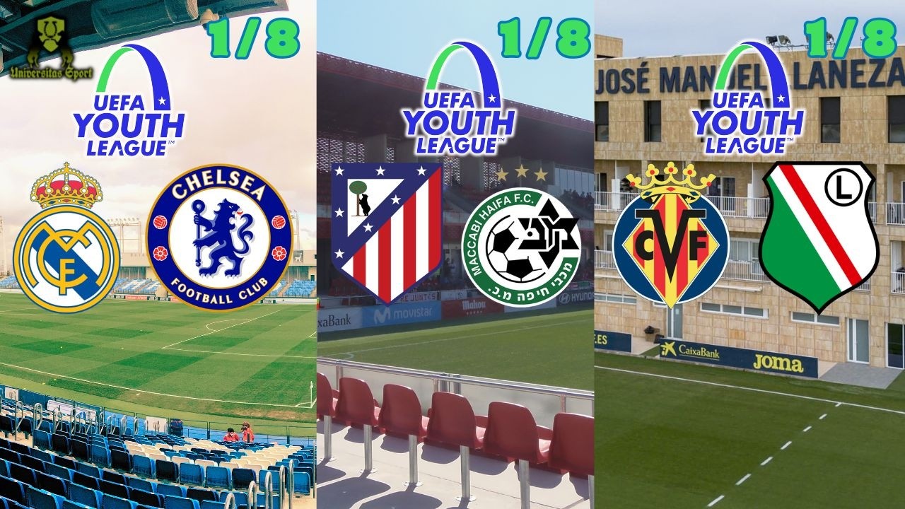 REAL MADRID VS CHELSEA | ATLÉTICO DE MADRID VS MACCABI HAIFA | VILLARREAL VS LEGIA 🔴YOUTH LEAGUE🔴