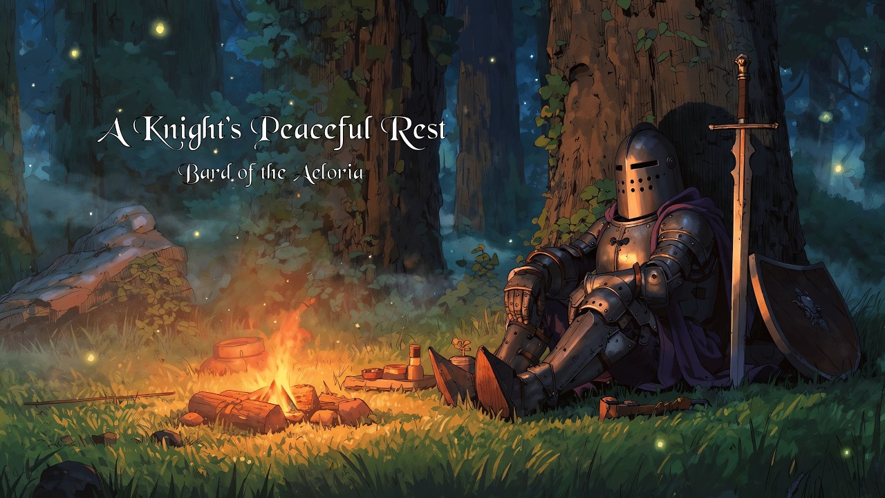 Medieval Campfire Ambience &mdash; A Knight&rsquo;s Peaceful Rest (Crackling Fire Sounds)