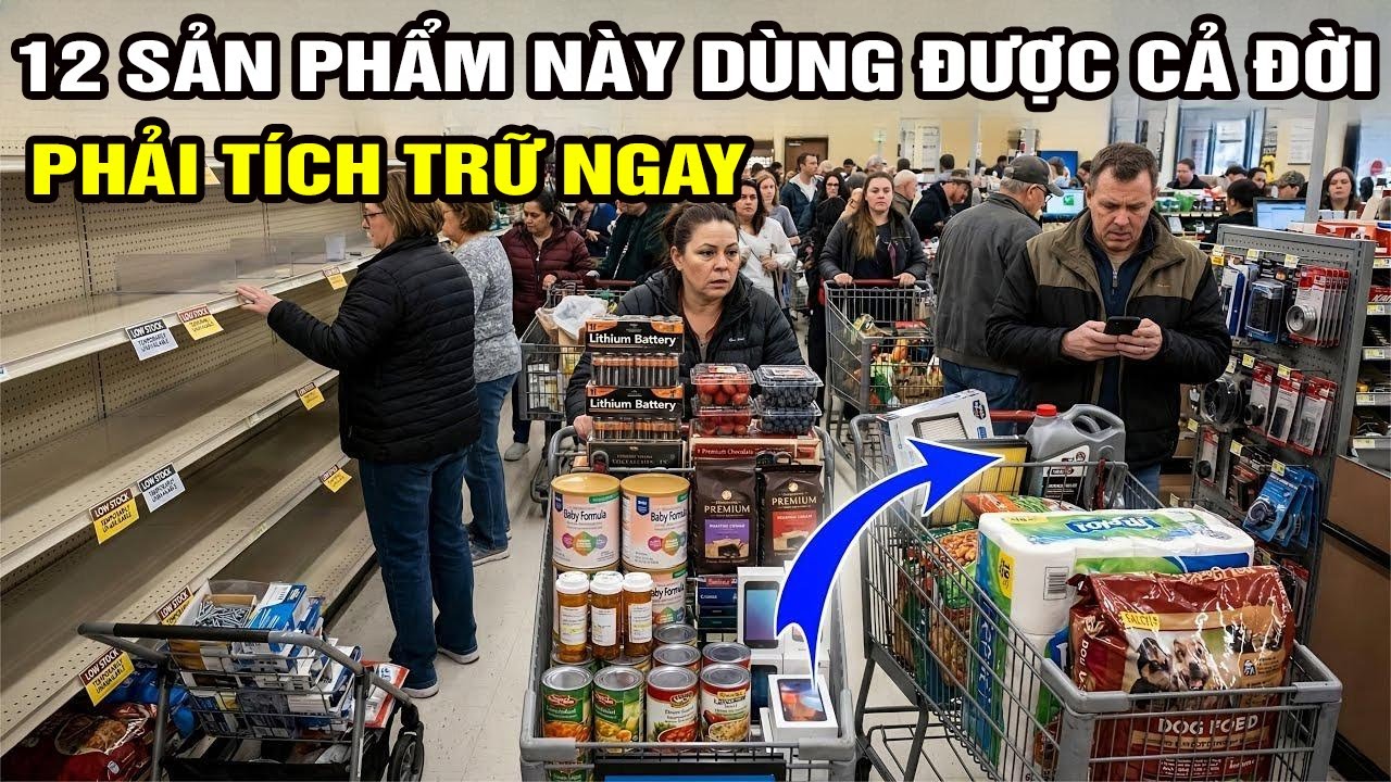 12 vật dụng sinh tồn cần tích trữ ngay, không lo hết hạn.