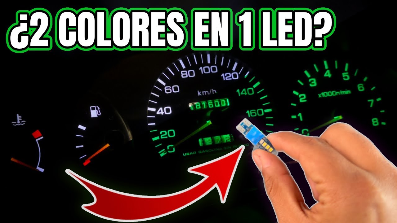 Instalando LED’s inteligentes con 2 COLORES en el tablero - Nissan Hardbody D21