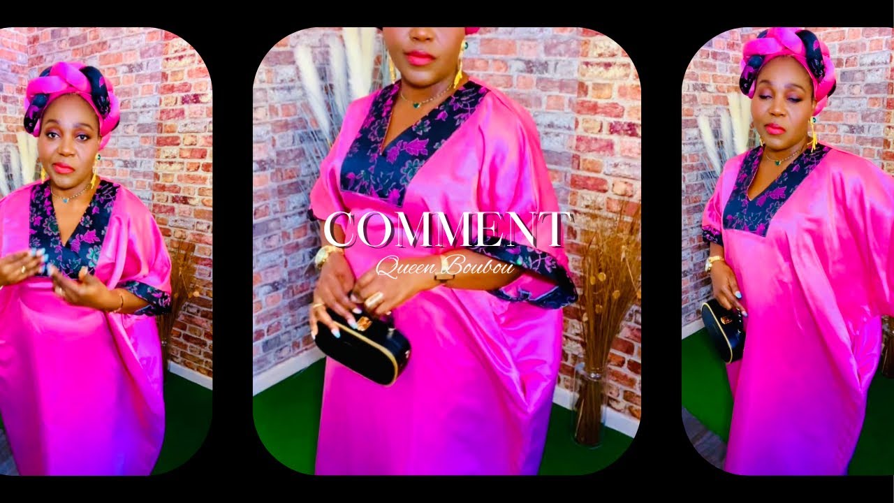 HOW TO,COUP ET COUDRE  ÉLÉGANCE BOUBOU , TO TONGA ELONGO @stylebynsangaline#how to#diy