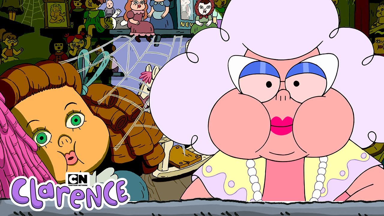 Grandma Clarence vs Haunted Dolls | Clarence | Cartoon Network