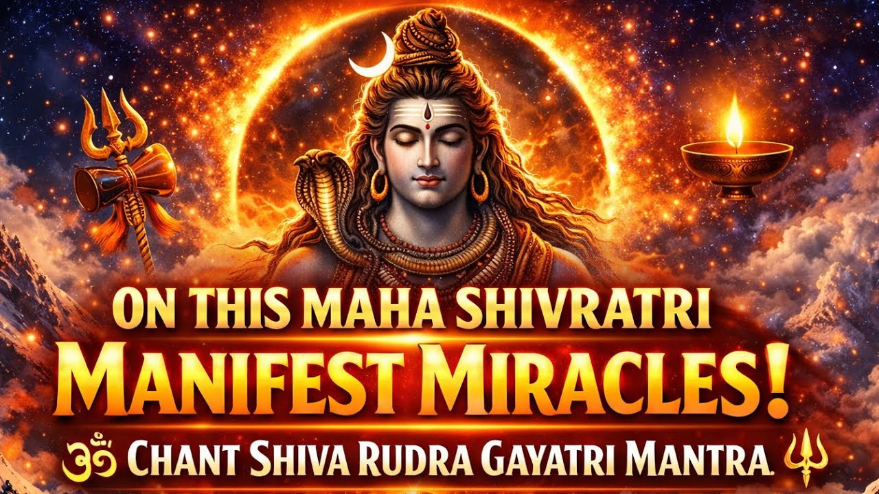 🌙 Maha Shivratri Special: Chant Shiva Rudra Gayatri & Turn Manifestations into Reality~Divine Power 