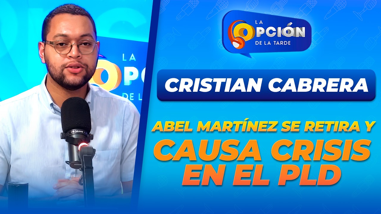 Abel Martínez se aparta del proceso presidencial y sacude al PLD