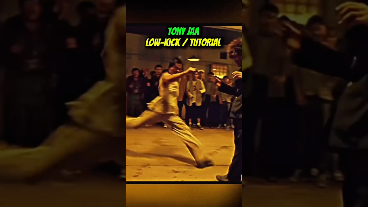 Tony Jaa style low kick &mdash; legs crumble, ego shatters 💥 #shorts  #boxing #mma #muaythai #knockout