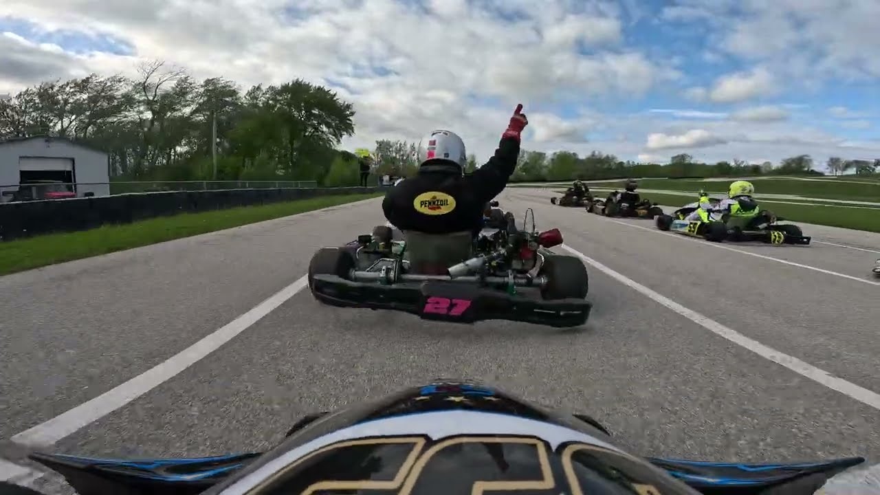 RAKC lo206 Senior Race 2 Feature Onboard Evan Schaefer 2025