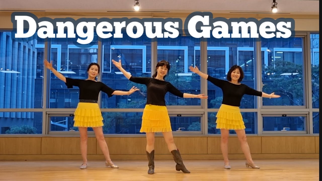 ❤️ Dangerous Games Linedance/ Intermediate /댄저러스 게임스 #강민경  #오늘도라인하세요 