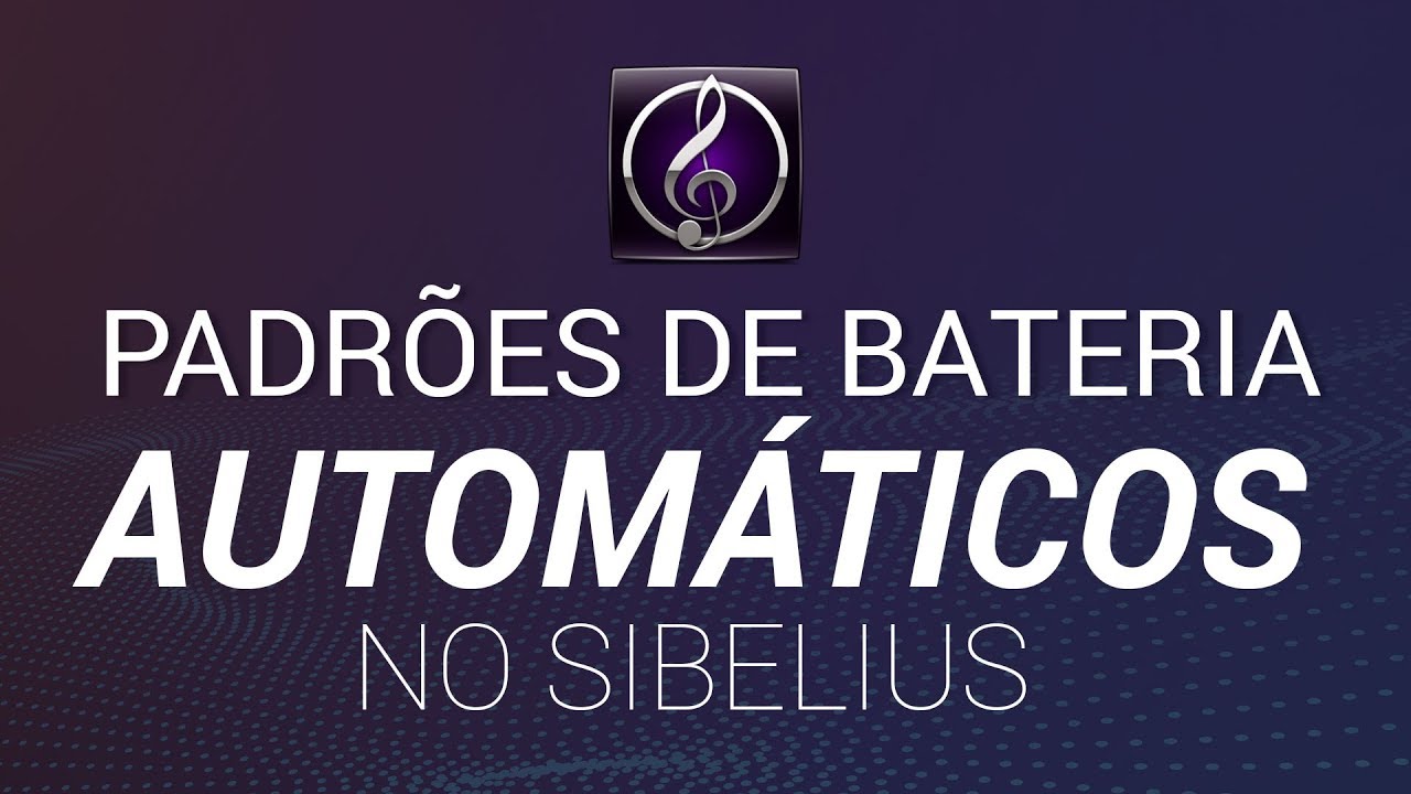 Criando linhas de bateria automáticas // TUTORIAL DE SIBELIUS