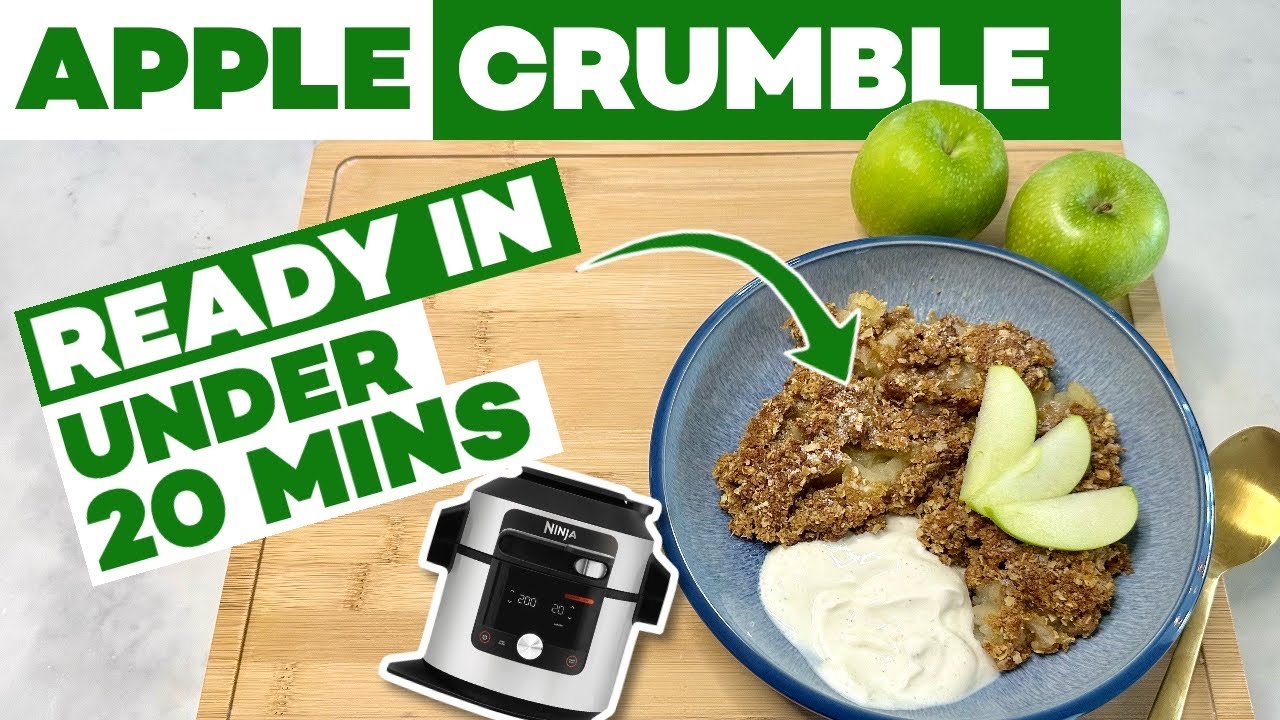 Ninja Foodi Max SmartLid Cinnamon and Apple Crumble in the PERFECT