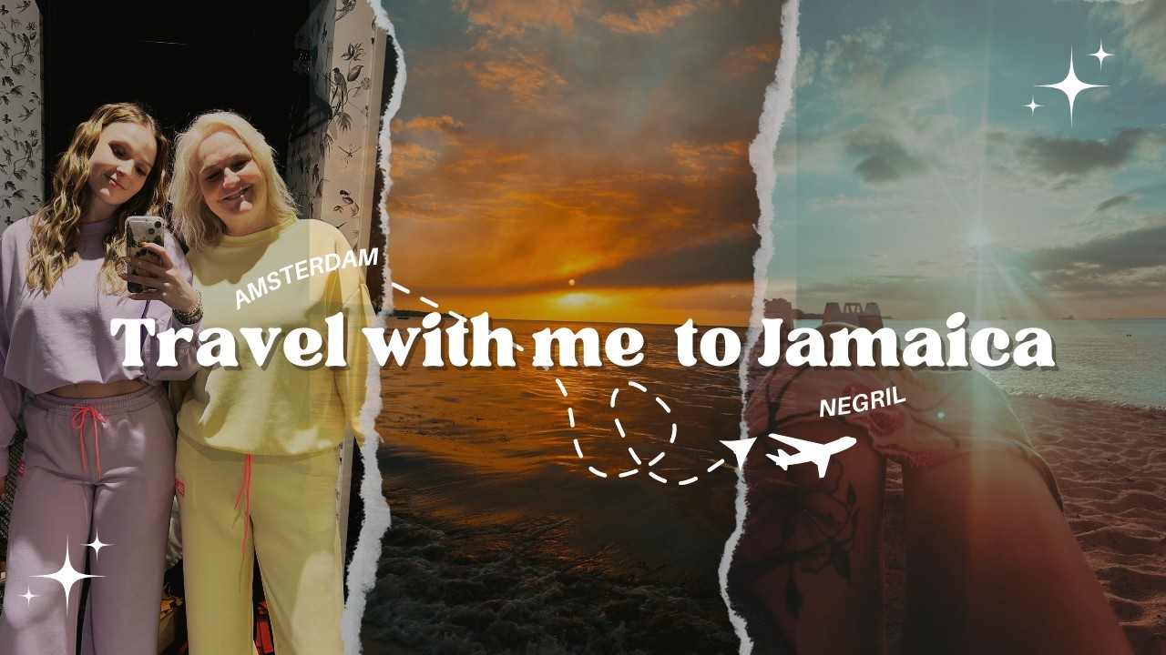 Jamaica 2026 travel vlog | from Amsterdam to Negril | spend my first day with me