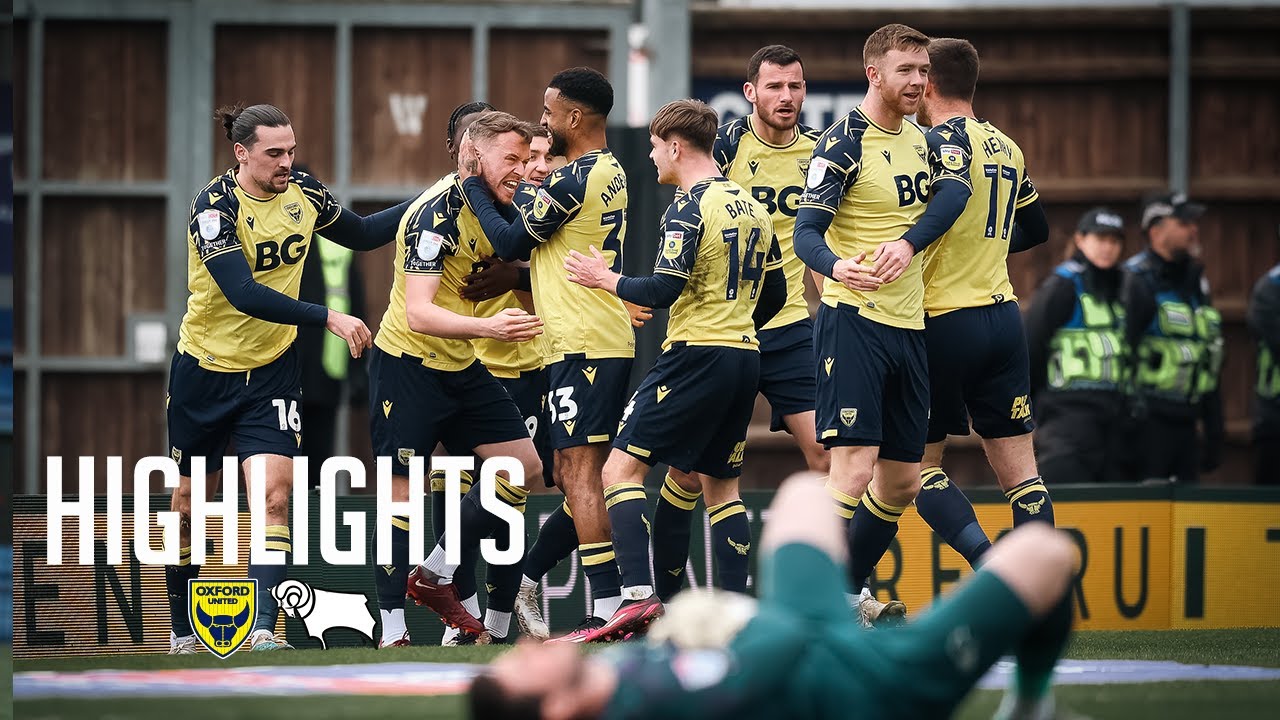 Oxford United v Derby County highlights