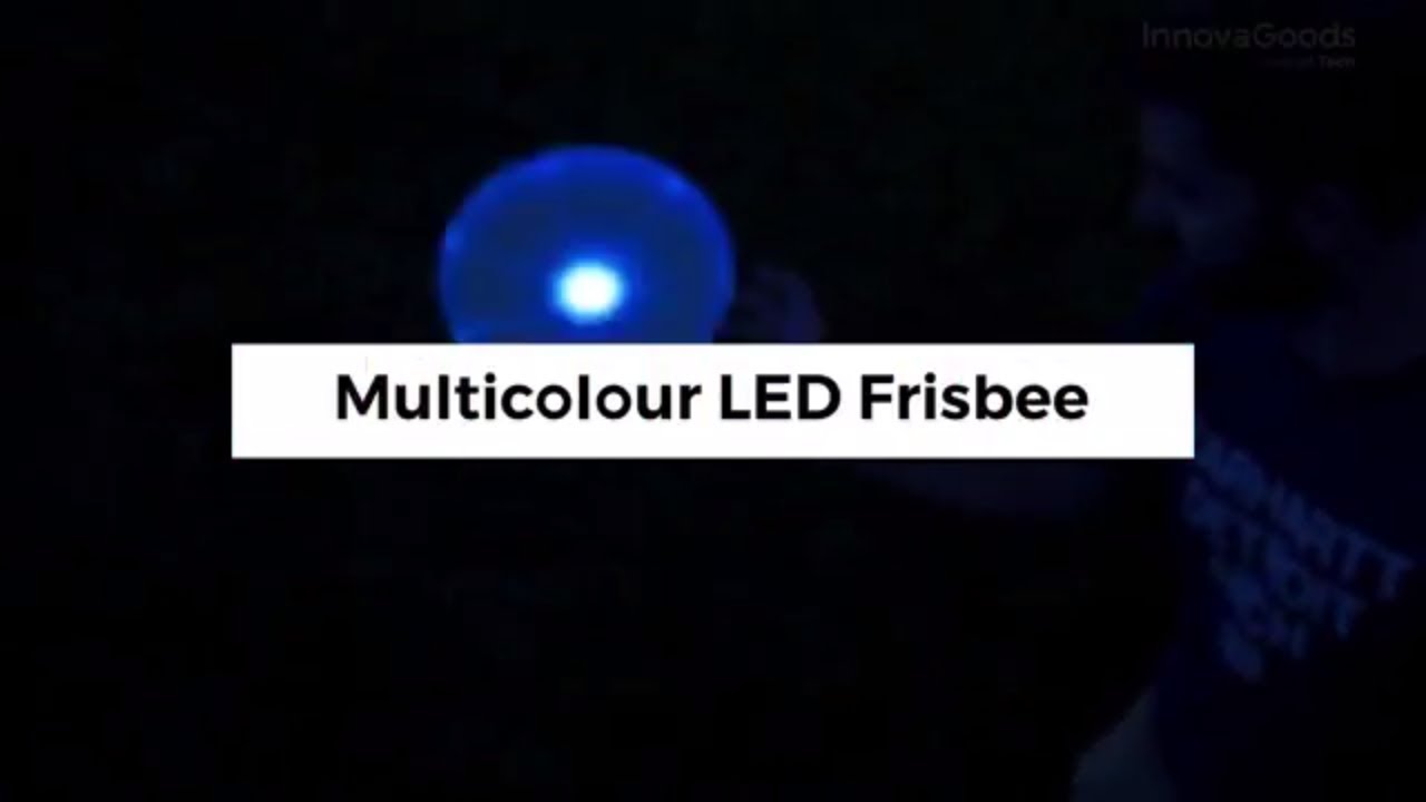 InnovaGoods Gadget Tech Multicolour LED Frisbee