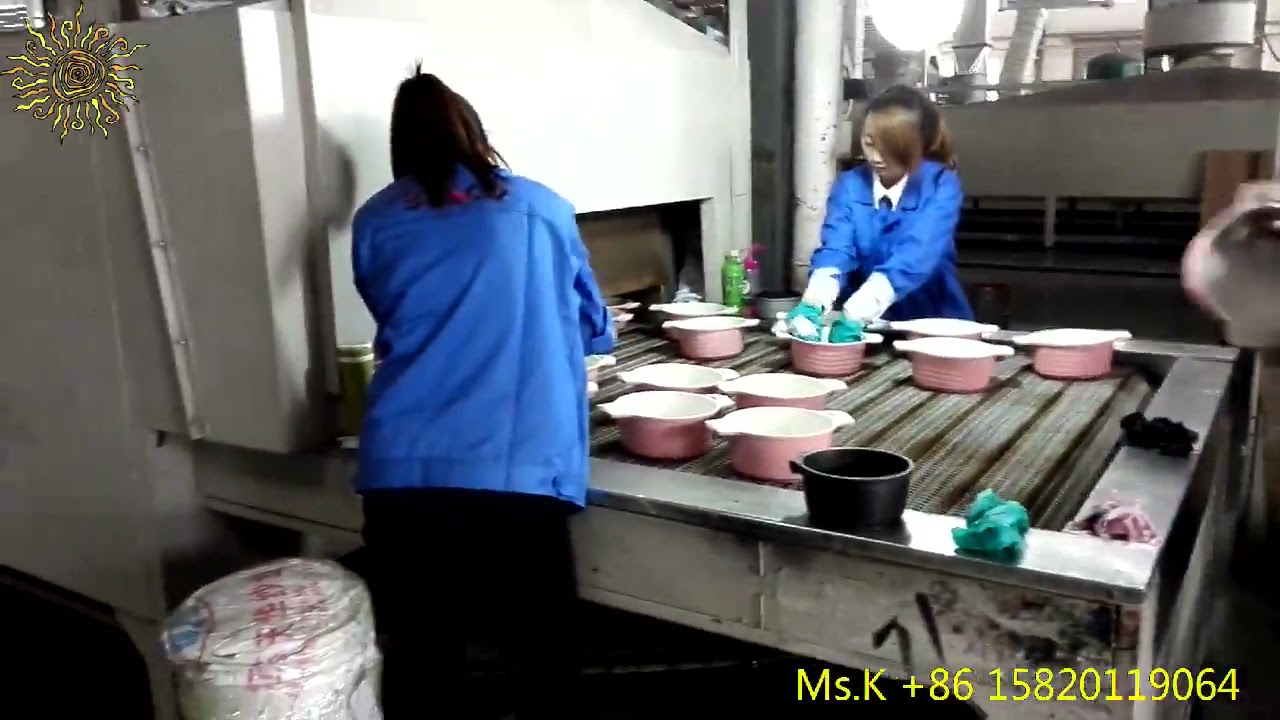 How to make the aluminum die casting pot outside painting? Sun Glory non-stick cookware coating line