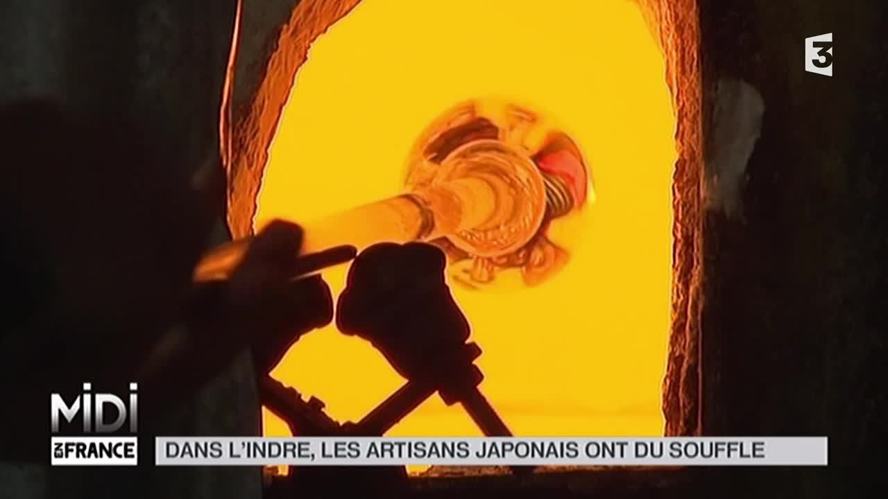 VU D'ICI : Dans l'Indre, les artisans japonais ont du souffle