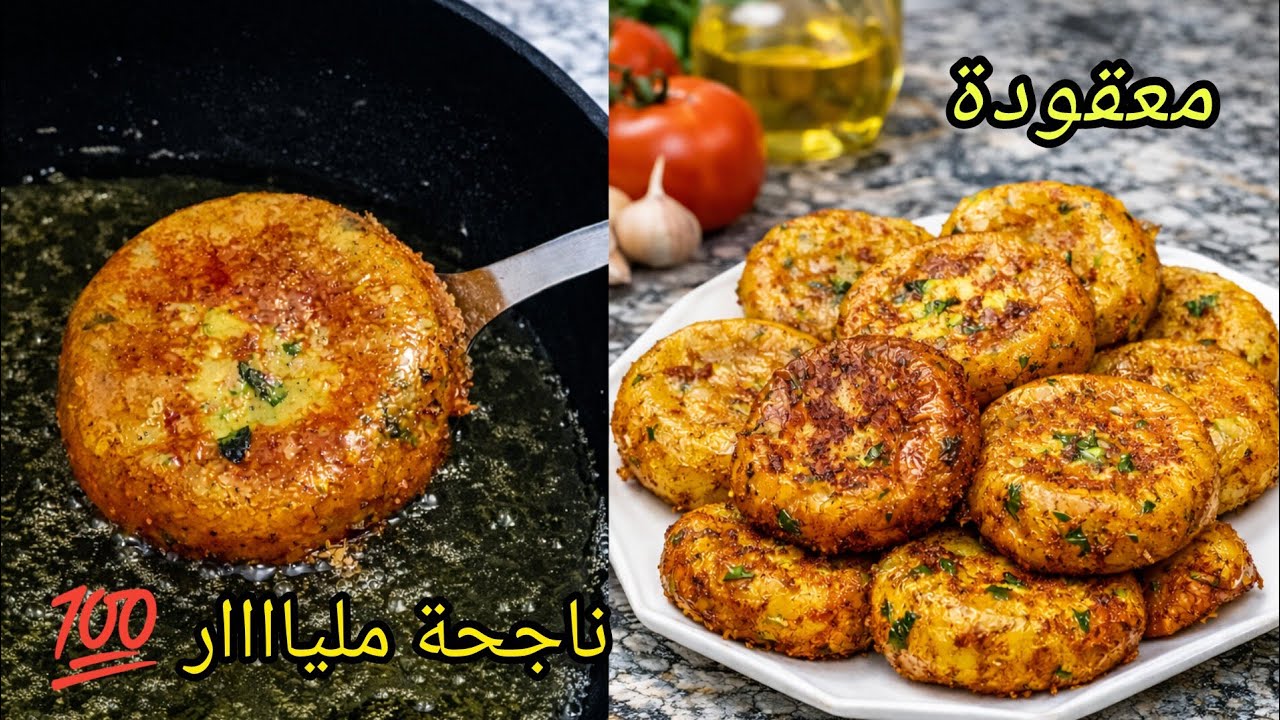 المعقودة لرمضان بسر يخليها ناجحة 💯 مهما كانت نوعية البطاطا مستحيل تتحلك فالمقلة